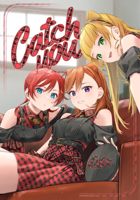 C104新刊表紙絵のCatChu!ちゃんたちです 