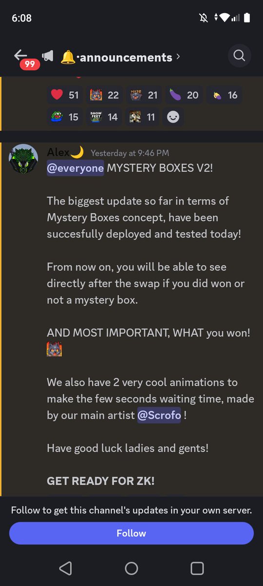 jucmusika's tweet photo. A new announcement from #moonhub (discord server of $moon and #wolfswap). It is more easy to see now weather you won a #mysterybox from trading at @wolfswapdotapp . This feature of #wolfswap has give a chance to #traders to get some extra earning. Just trade minimum of 10$. GL https://t.co/EGMXGty8XK