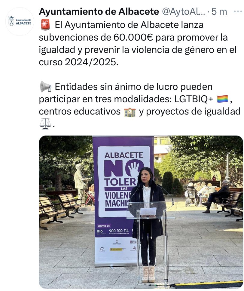 Velherro's tweet photo. Recordemos que esta subvención, al igual que otras ideológicas en las que @vox_es dice estar en contra, salen adelante por la abstención de tres concejales de Vox en Albacete. Como estas partidas, muchas más 👇🏼Something about this, @Santi_ABASCAL ? https://t.co/iTrFvKgfGT