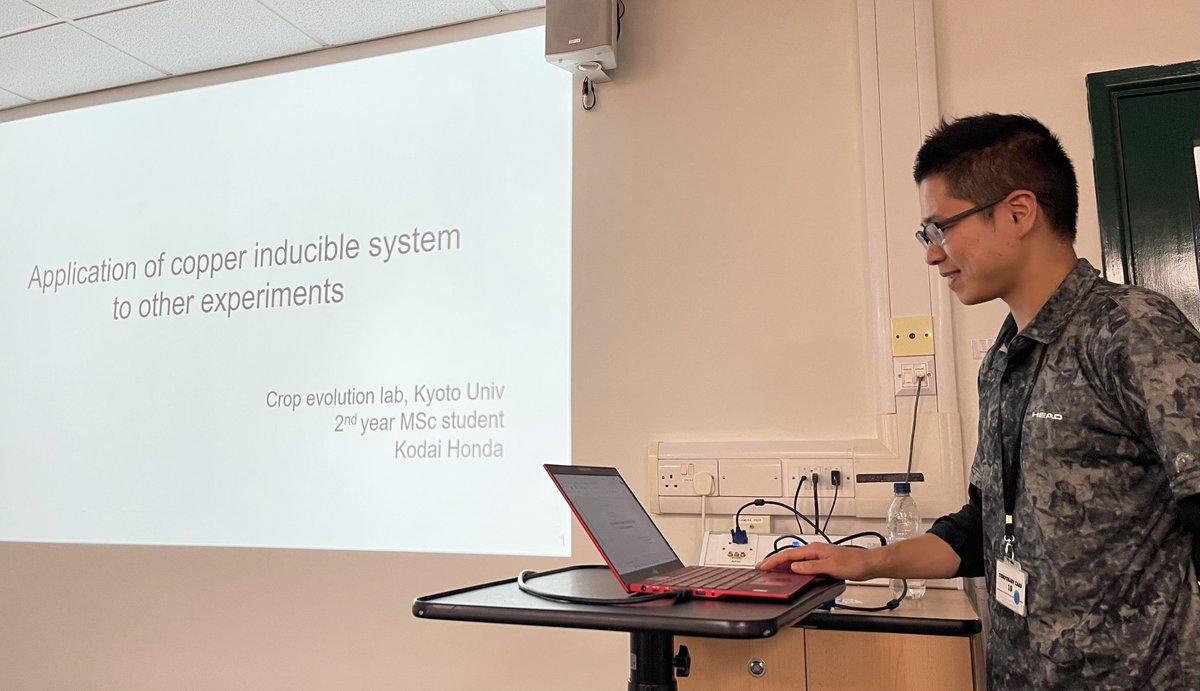 Sophien Kamoun (@kamounlab) on Twitter photo We're delighted to host Kodai <a href="/kodaihonda1211/">Kodai Honda</a> from The Mozume Lab of Crop Evolution at Kyoto University <a href="/KyotoU_News/">Kyoto University</a> as part of our JSPS <a href="/jsps_sns/">JSPS 独立行政法人日本学術振興会(学振)</a> Japan/UK collaboration project.
Kodai is MSc student with <a href="/HiroakiAdachi3/">Hiroaki Adachi</a> <a href="/ryoheiterauchi/">Ryohei Terauchi</a> investigating regulation of NLR networks. We're delighted to host Kodai <a href="/kodaihonda1211/">Kodai Honda</a> from The Mozume Lab of Crop Evolution at Kyoto University <a href="/KyotoU_News/">Kyoto University</a> as part of our JSPS <a href="/jsps_sns/">JSPS 独立行政法人日本学術振興会(学振)</a> Japan/UK collaboration project.
Kodai is MSc student with <a href="/HiroakiAdachi3/">Hiroaki Adachi</a> <a href="/ryoheiterauchi/">Ryohei Terauchi</a> investigating regulation of NLR networks.