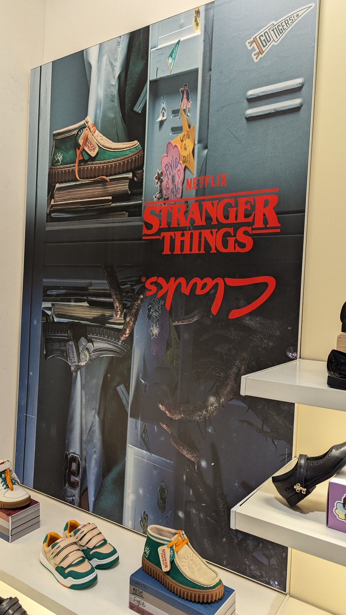 Considering what happens in Stranger Things, I find this Clarks crossover a little odd!