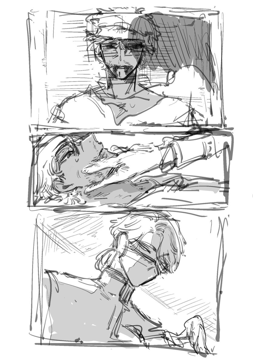 mWzsq3GMQJ65511's tweet photo. もう線画する気力がないので下書き供養 https://t.co/ROmqAaVAni