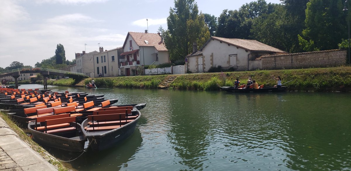 Ambiance plutôt calme cet été dans le marais poitevin. Nette baisse de fréquentation. Reportage ce soir <a href="/F3PoitouChtes/">France 3 Poitou-Charentes</a>