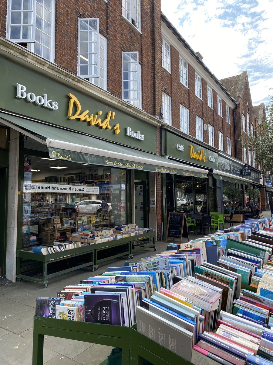 Always a pleasure to visit the excellent <a href="/DavidsBookshop/">David's Bookshop</a> - all the books on these outside tables are a pound!