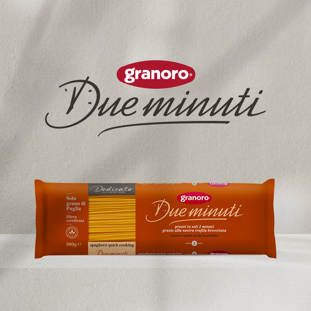 In due minuti si possono fare tante cose, e anche bene, come cuocere gli #SpaghettiDueMinuti #GranoroDedicato, prodotti con grano 100% Puglia! Gli Spaghetti Due Minuti nascono da una trafila brevettata che conferisce loro una sezione del tutto originale.