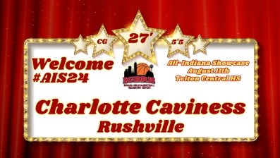 IGBRR Hoops (@coachbeckett) on Twitter photo Welcome 27' CG Charlotte Caviness, Rushville, to the All-Indiana Showcase. #AIS24 <a href="/CharlotteC27896/">Charlotte Caviness</a>
August 11th @ Triton Central HS IGBRR.COM Welcome 27' CG Charlotte Caviness, Rushville, to the All-Indiana Showcase. #AIS24 <a href="/CharlotteC27896/">Charlotte Caviness</a>
August 11th @ Triton Central HS IGBRR.COM