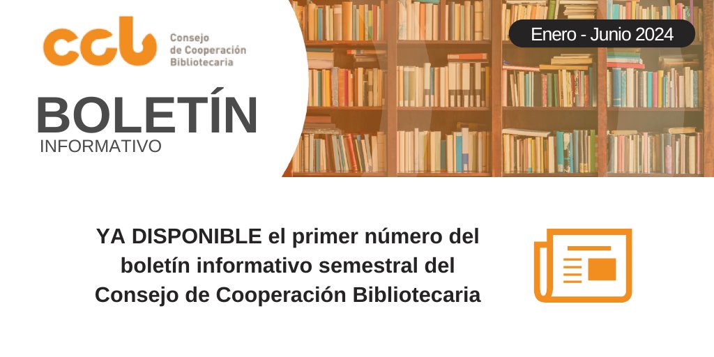CCBiblio's tweet photo. 🆕 El nuevo boletín del #CCB es una herramienta muy útil para conocer las últimas novedades y la actividad reciente desarrollada en el seno del Consejo. Eventos, entrevistas, encuestas… El primer número está disponible para su descarga gratuita aquí 👇
https://t.co/NtNzh7B3XO https://t.co/N5NgVLjwsd