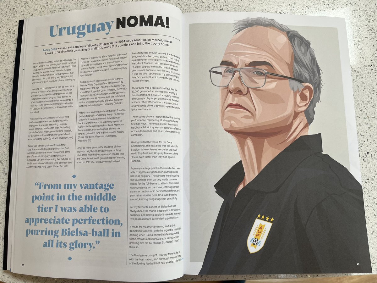 It was a real honour and a pleasure contributing to this terrific magazine! Thanks again <a href="/NathanJoyes1/">Nathan Joyes</a> 🙌

To read my piece on Bielsa and Uruguay, and all things CONMEBOL, head over to <a href="/TheCopaClub/">The Copa Club</a> and order your hard copy or digital version of the mag!