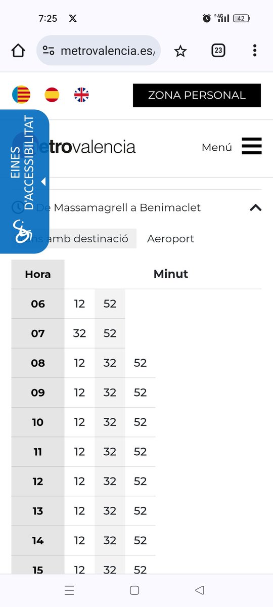 MarttaDoncel's tweet photo. @metrovalencia : jo crec que llevar freqüències de metros i posar que hem d'estar alerta a la destinació dels tramvies ÉS DE TINDRE MÉS CARA QUE ESQUENA, no?
Què hem d'esperar quan començen les escoles i universitats...? https://t.co/EETXsd82yu