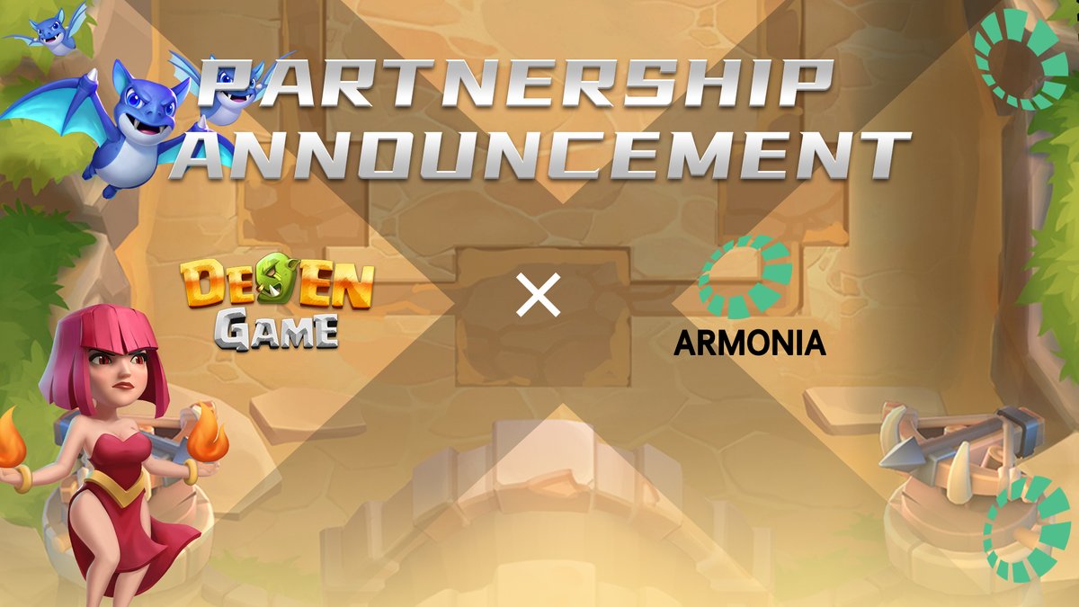 DegenVerse |In the Championship (@degen_game) on Twitter photo 🎊PARTNERSHIP ANNOUNCEMENT🎊
@degen_game x <a href="/Armonia_Network/">ArmoniaMetaChain</a>
Armonia Meta Chain (AMC) is a highly scalable public blockchain built upon a multi-chain infrastructure.
We're excited to explore potential synergies with AMC. Looking forward to future possibilities in the 🎊PARTNERSHIP ANNOUNCEMENT🎊
@degen_game x <a href="/Armonia_Network/">ArmoniaMetaChain</a>
Armonia Meta Chain (AMC) is a highly scalable public blockchain built upon a multi-chain infrastructure.
We're excited to explore potential synergies with AMC. Looking forward to future possibilities in the