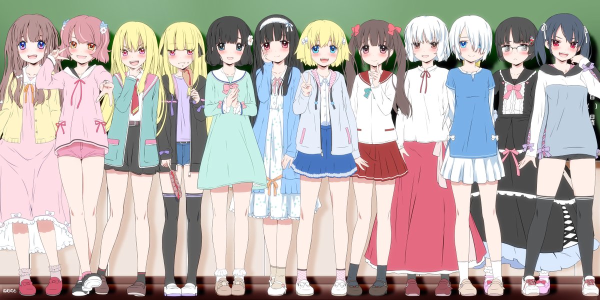 #とにかくワチャーッと集合してる絵を晒す見た人もやる
短パン絵はハッシュタグから弾かれちゃうんだよね