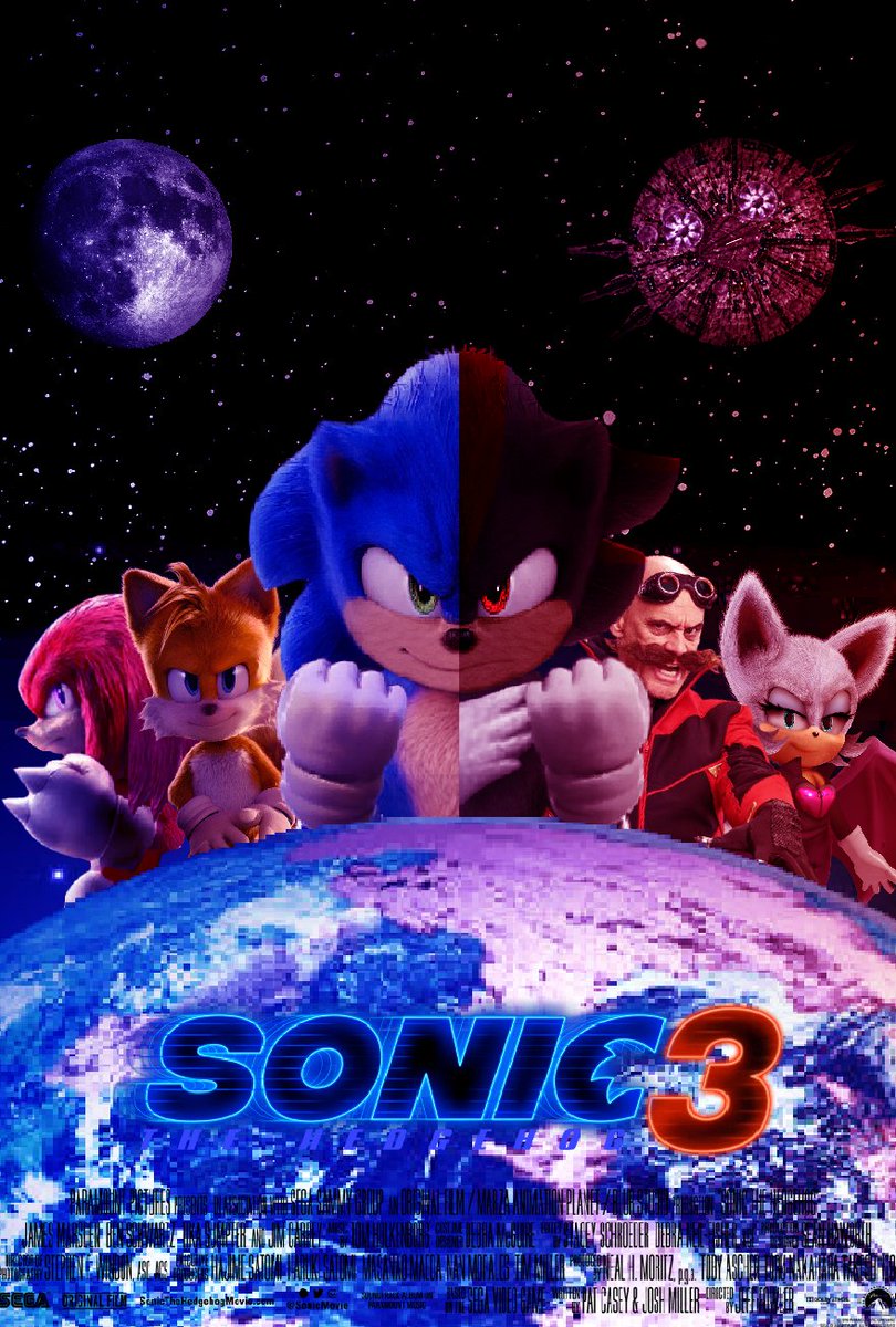 ✦ New information

the sonic 3 trailer will be released on August 9 or 11, there is still a chance that it will appear today. Remember that this may change! #SonicMovie3