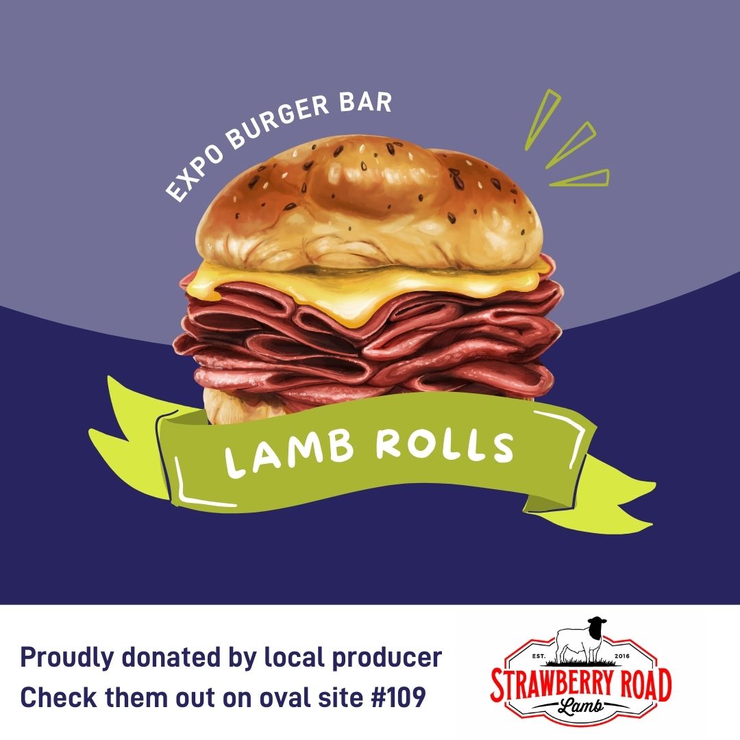 New menu item at Mingenew Midwest Expo: lamb and gravy rolls from our local Mingenew producer, Strawberry Road Lamb. Available from 11am on both days. Don’t be a baaa-shful, come and grab one – it’s sure to be a lamb-tastic delight!
Get your tickets: mmwe.com.au/tickets
