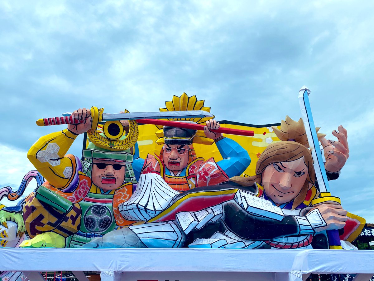 【縁起物】　御所車 今日は前夜祭 #アルフィーねぶた #青森ねぶた祭