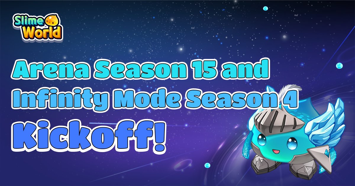 HederaGuildGame's tweet photo. 🎊 Arena S14 ends and S15 begins! Infinity Mode Season 4 is also starting. 🎮
Cheers to all participants! 🌟 S15 is here with more rewards & excitement! Dive in now. 🛡️💥
🔗More Details : https://t.co/F9ue1gUclF
#SlimeWorld #ArenaSeason15 #InfinitySeason4 #gaming #NADA #HTX #LBANK