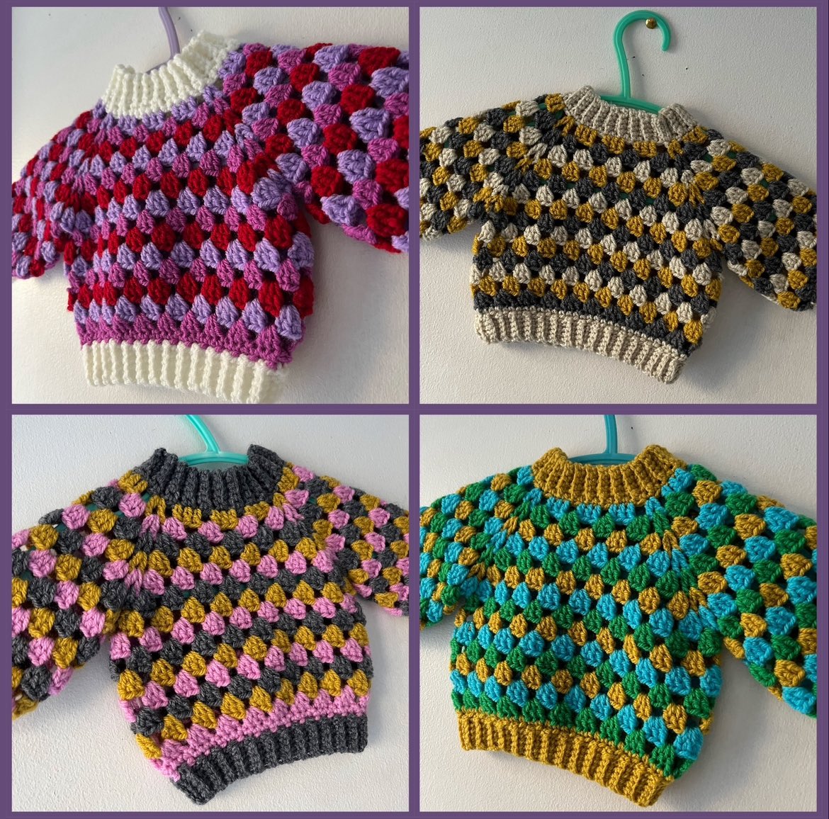 Cute Cosy Colourful Crochet Baby Jumpers 🩵🩷

Wrap your little one in warmth and style with my delightful handmade sweaters. These adorable creations make the perfect unique gift for a new baby #MHHSBD #craftbizparty #earlybiz #UKMakers

Link below
