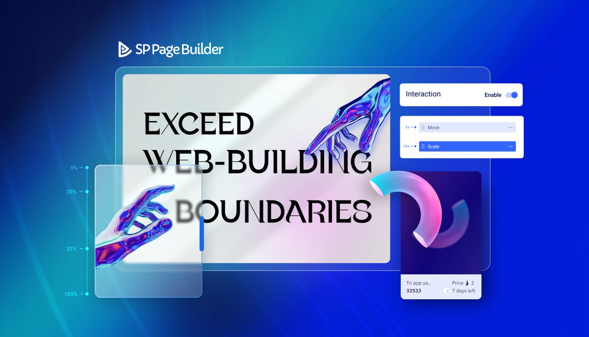 joomshaper's tweet image. 🚀Bid your humdrum websites adieu!

Transform your site into a visual playground with SP Page Builder ! Engage visitors with its dynamic animation and interactive features!

Visit 👉  joomshaper.com/page-builder/i…

#JoomShaper #Joomla #SPPageBuilder
