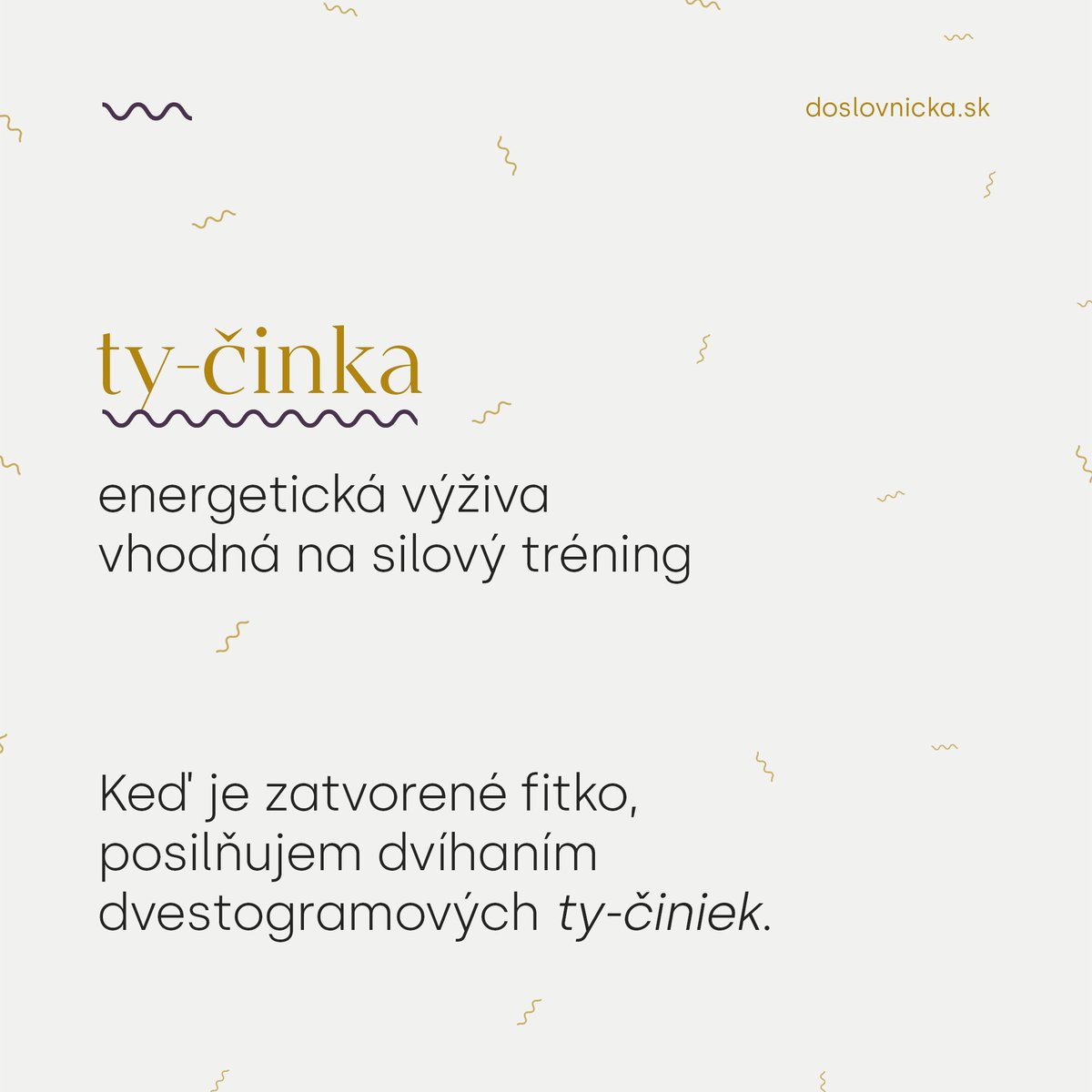 doslovnicka's tweet photo. Keď mi dôjde para, začnem všetky ty-činky naokolo dvíhať (a hrýzť).
#doslovníčka #tyčinka #ty-činka
#slovo #slovíčka #slovodna #slovonadnes #noveslovo https://t.co/g4ONiDl4OK
