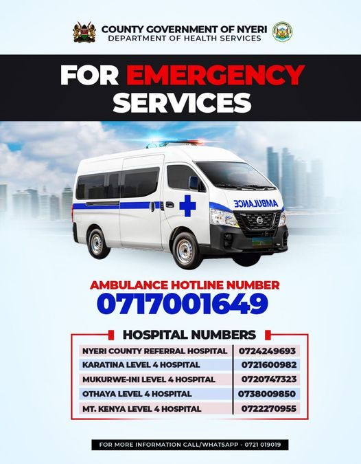 Department of health services- Nyeri County tweet media