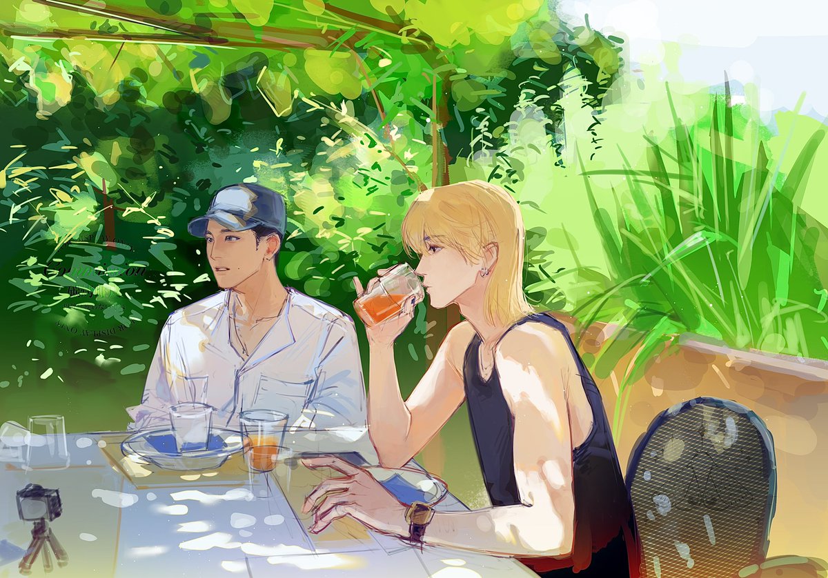 Xiiiap_ii's tweet photo. 夏日 蝉鸣 汽水 和你在一起
#gyuhao #奎八 https://t.co/7UiA9B1oja