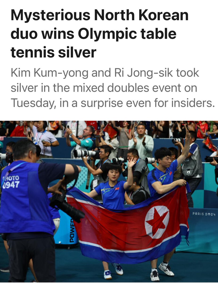 MyStEriOuS… stop with the orientalist ignorance. Ri Jong-sik has been competing in Asian tournaments since 2015, and Kim Kum-yong competed as a junior athlete in 2019, and then in the 2022 Asian games.