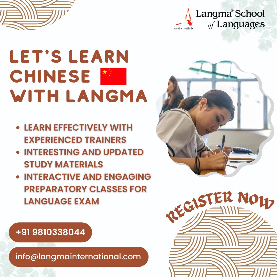 Official_Langma's tweet image. 🤷‍♂️Join our Mandarin Language Course✅
➡️Take our comprehensive Mandarin language courses delivered by experienced trainers, updated study materials, interactive and engaging classes. Enroll Now!
🔗 bit.ly/3S8rHrt
.
.
#Mandarinlanguage
#chineselanguagecourse