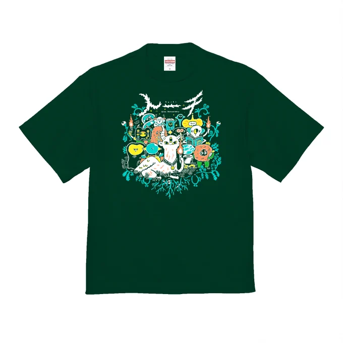 【10周年記念Tシャツ予約受付中】 『FANTASTIC WORLD』のひらのりょうさんによる10周年記念イラストTシャツを受注生産します。  注文は今日8/8(木)いっぱいまで トーチのストア「トースト」にて予約受付 