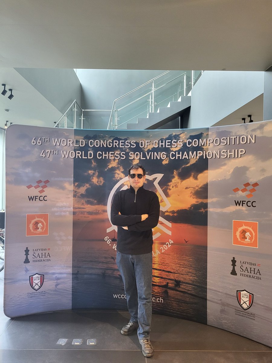 gmsolver's tweet image. Guess who won World Chess Solving Championship. Title nr 6! 😎 @Wfcc_Chess
