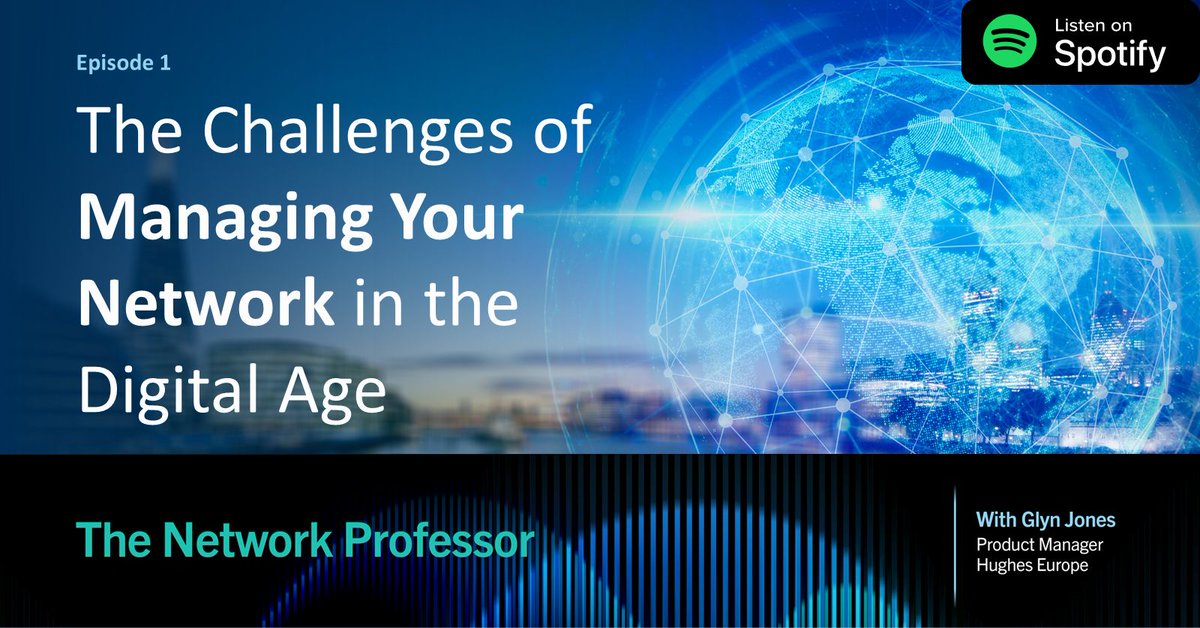 HughesEurope's tweet image. 🎙️#ICYMI: Catch up on Episode 1 of #TheNetworkProfessor, where Glyn Jones explores "The Challenges of #NetworkManagement in the Digital Age." 🎧 Perfect for a quick listen!
🔗 buff.ly/4d3glwM
#TechPodcast #DigitalTransformation
