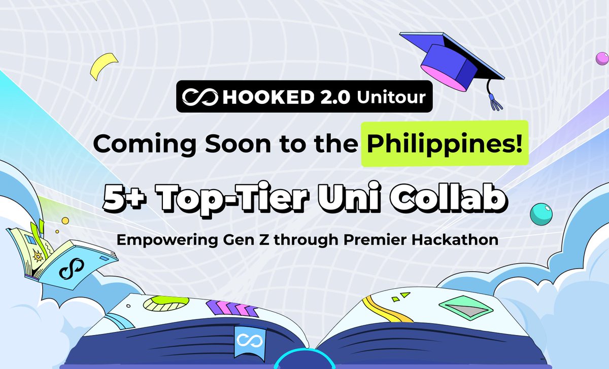 HookedProtocol's tweet photo. #NewEraofHOOKED #HookedUnitour

Hooked 2.0 Unitour: An Extraordinary Education Alliance is Coming Soon to the Philippines!

🤝We're teaming up with 5+ TOP universities in the Philippines to host a premier hackathon, uniting the brightest minds to innovate in Web3 technology.

By empowering Gen Z to build projects with expert guidance, we aim to inspire and cultivate the next generation of Web3 pioneers!

Keep an eye on updates on our collaboration with top-tier universities to drive global Web3 mastery!
