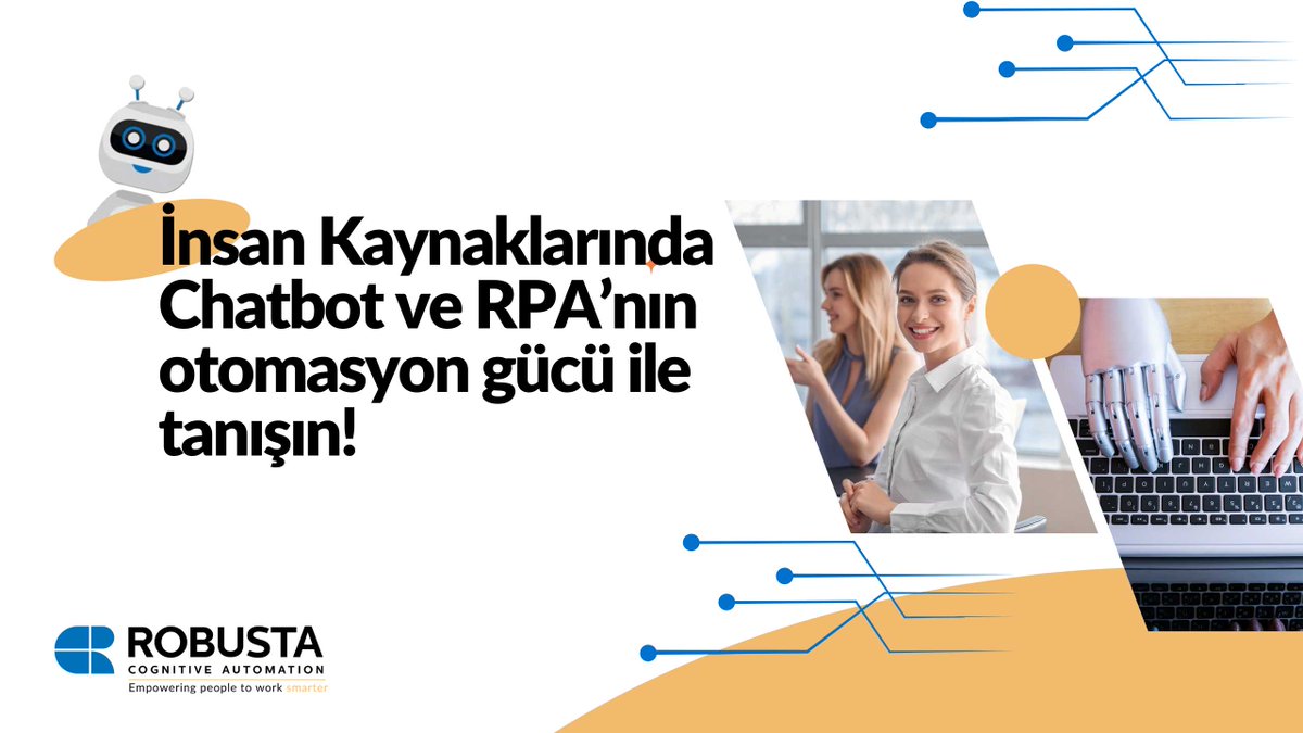 İnsan Kaynaklarında ; Robusta RPA  🤖💬

İzin talepleri, yeni çalışan onboarding, performans değerlendirmeleri ve daha birçok İK sürecinde otomasyonun sihirli gücüyle tanışın.
Daha fazla bilgi ve demo talepleri için benimle  iletişime geçebilirsiniz. 0542 454 90 98