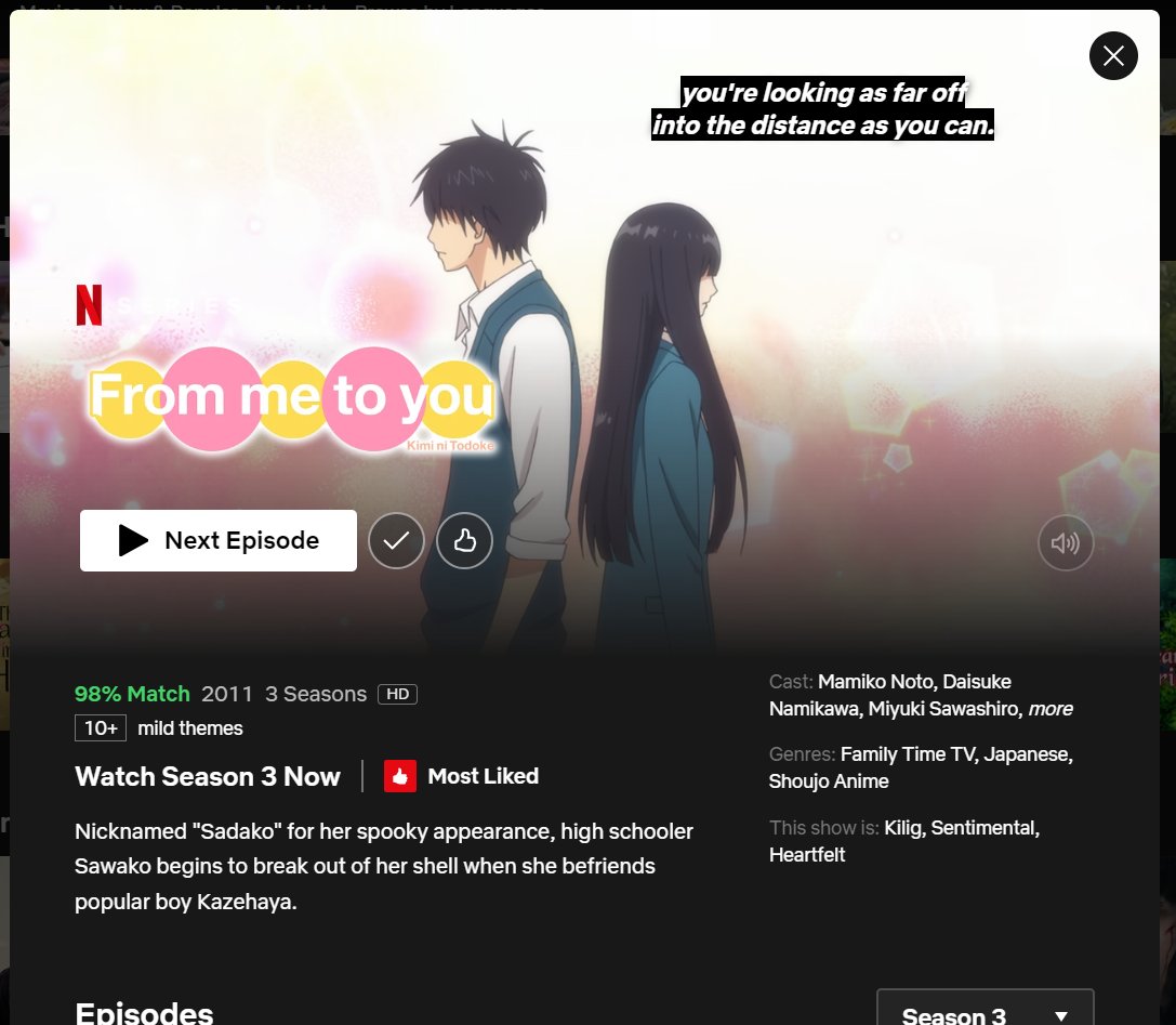 this isn't even close enough, this is right on the dot!  WELCOME BACK KURONUMA SAWAKO 💗🍀