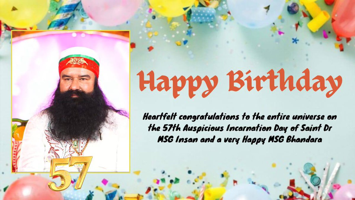 sukhpreet9f's tweet photo. #MSGBhandaraMonth
 #IncarnationMonth 
Every person connected to John is away from evil because his way of understanding is such that a person does not turn towards evil.
Saint Dr MSG https://t.co/Nd1eNaHyXw