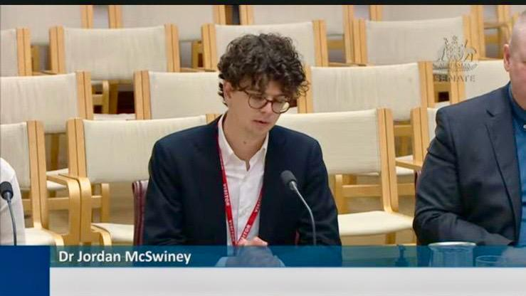 DelDemUCan (@deldemucan) on Twitter photo #ImpactStory
Our very own Jordan McSwiney provided expert input in the Senate Committee inquiry into right wing extremism.
<a href="/UCBGL/">Business, Government & Law @ UC</a> <a href="/UniCanberra/">University of Canberra</a>
Learn more about Jordan's work here: researchprofiles.canberra.edu.au/en/persons/jor…. #ImpactStory
Our very own Jordan McSwiney provided expert input in the Senate Committee inquiry into right wing extremism.
<a href="/UCBGL/">Business, Government & Law @ UC</a> <a href="/UniCanberra/">University of Canberra</a>
Learn more about Jordan's work here: researchprofiles.canberra.edu.au/en/persons/jor….