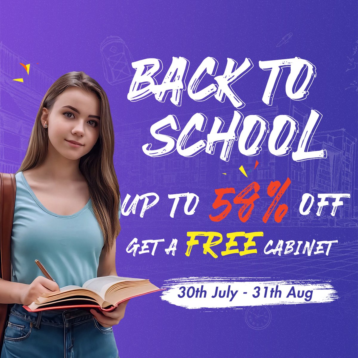 📚 Stand Up, Level Up! 🚶‍♂️

🎁 Every Thursday at 2 PM PST this August (1st, 8th, 15th, 22nd, 29th), the first 3 customers to buy a #FEZiBOStandingDesk get a free file cabinet ($99.99 value).

Don’t sit on this deal on FEZIBO.COM !

#backtoschoolshopping #BackToSchool
