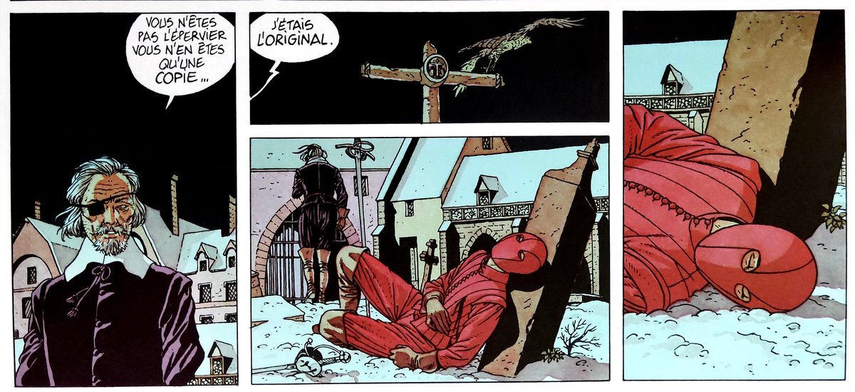 Les 7 vies de l'épervier, Arno, Le Cahier bleu, La Machination Voronov, Mezek, Double 7.
Le monde de la BD est en deuil.
André Juillard (1948-2024).
🙏