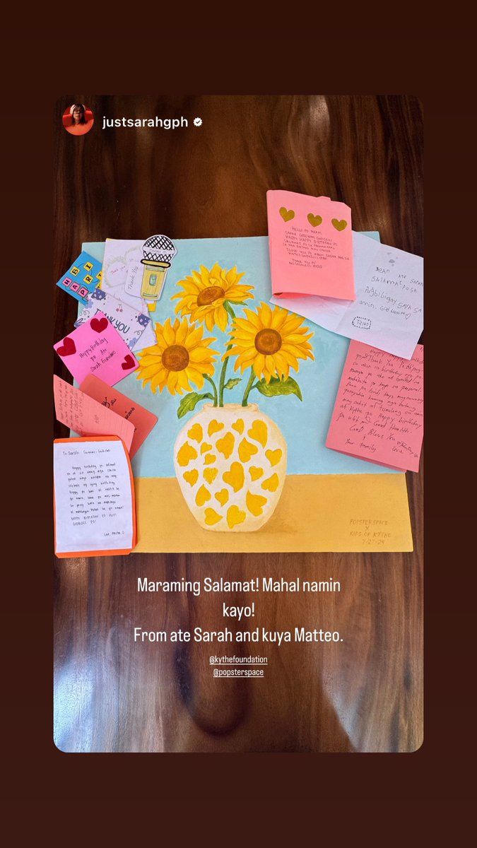 PopsterSpace's tweet photo. Thank you Sarah and Matteo. π»π
From Popster Space Family
@JustSarahG @mateoguidicelli @gproductionsph
#KytheFoundation #POPSTERSPACE #SarahGeronimo #ProjectInOurHands https://t.co/Z4aqcgLUXU