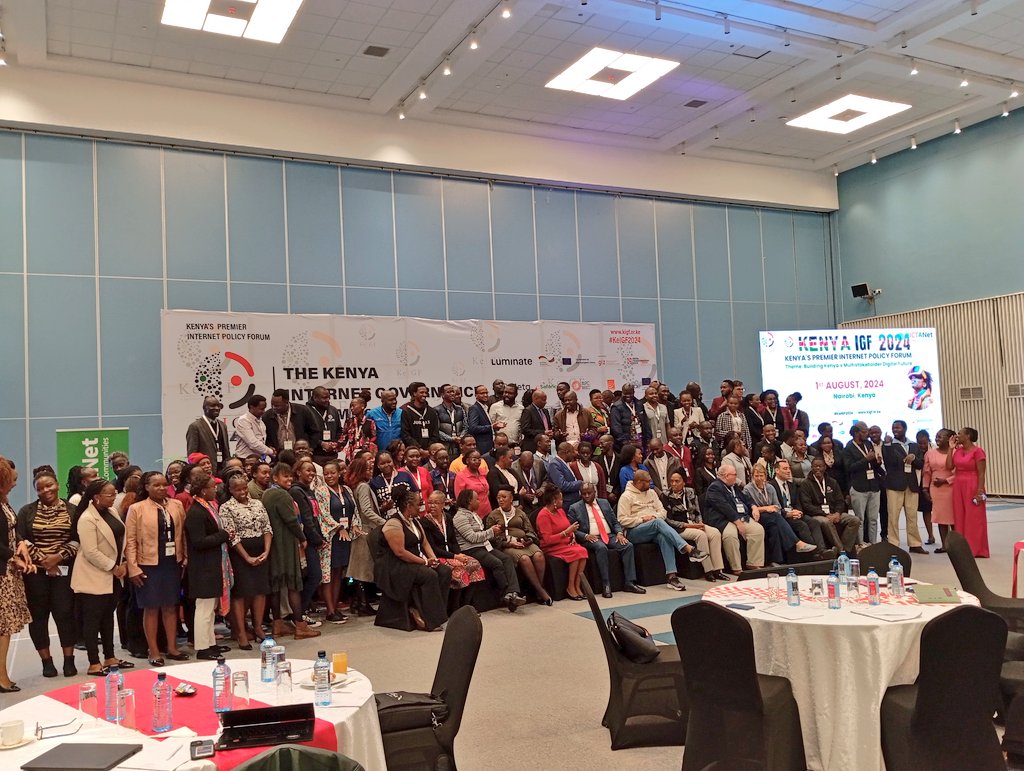 writing_flo's tweet photo. We are on! So far we have highlighted:
1. There was a major internet disruption in Kenya during protests, which underscores the importance of reliable and resilient internet governance. 
#KeIGF2024 https://t.co/sc2nqMfnm2