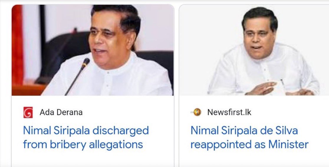Prashandevisser's tweet photo. Someone is becoming the star student of the Mahinda Rajapaksa school of politics. Seriously is this really RW ? Talk about selling your soul.. #AbsolutePowerCorruptsAbsolutely https://t.co/KHcjYRpsEZ