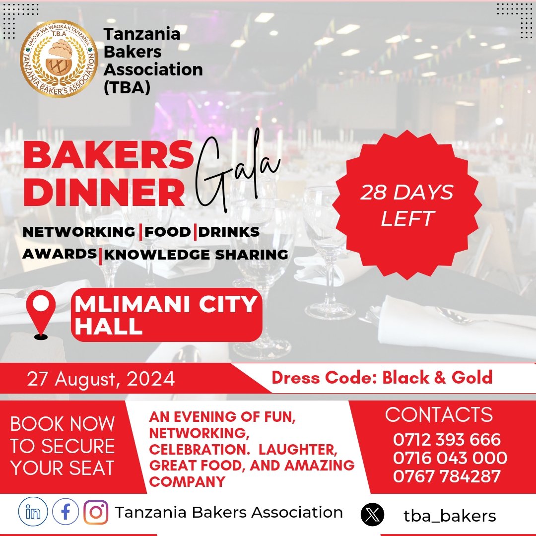 TBA_Bakers's tweet photo. Welcome all baking sector supporters to this prestigious event. https://t.co/eThRRNjdgR