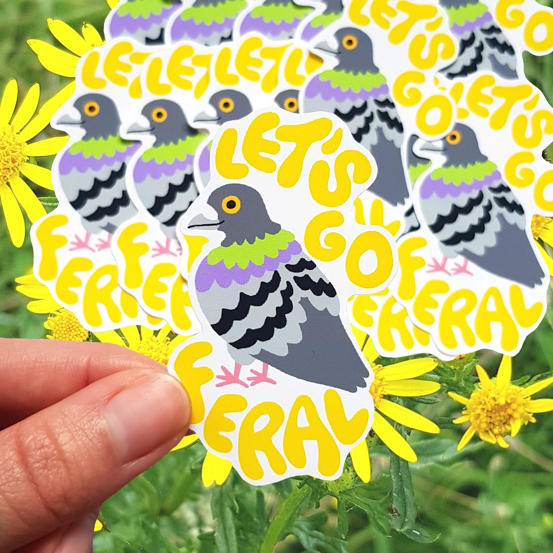 let's go feral stickies!💛