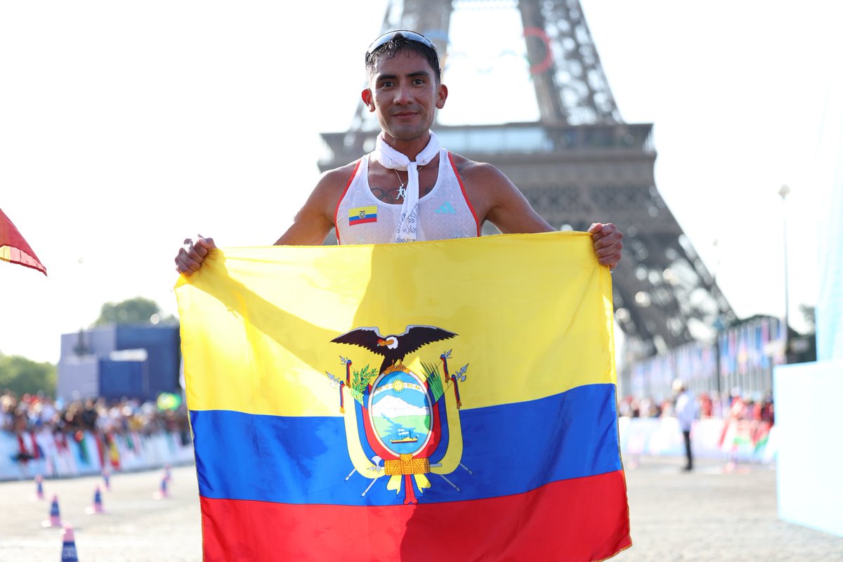 Comite_Olimpico_Ecu (@ecuadorolimpico) on Twitter photo ORO PARA ECUADOR 🥇
Daniel Pintado se corona campeón olímpico en los 20 km marcha de #Paris2024
Pasaron 28 años para que un ecuatoriano vuelva a alcanzar una medalla de oro en la prueba en unos Juegos Olímpicos
#TeamEcuador🇪🇨🙌
<a href="/FEcAtletismo/">Fed.Ecuat. Atletismo</a>
<a href="/danielpintado1/">Brian Daniel Pintado A.</a> ORO PARA ECUADOR 🥇
Daniel Pintado se corona campeón olímpico en los 20 km marcha de #Paris2024
Pasaron 28 años para que un ecuatoriano vuelva a alcanzar una medalla de oro en la prueba en unos Juegos Olímpicos
#TeamEcuador🇪🇨🙌
<a href="/FEcAtletismo/">Fed.Ecuat. Atletismo</a>
<a href="/danielpintado1/">Brian Daniel Pintado A.</a>