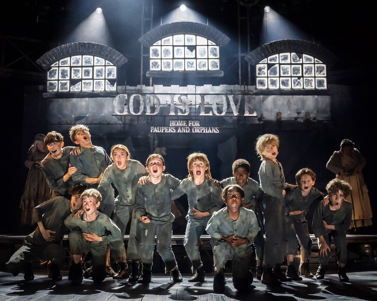 #theatrethursday shots of the musical OLIVER revived this summer at CHICHESTER prior to THE GIELGUD THEATRE in the West End in December