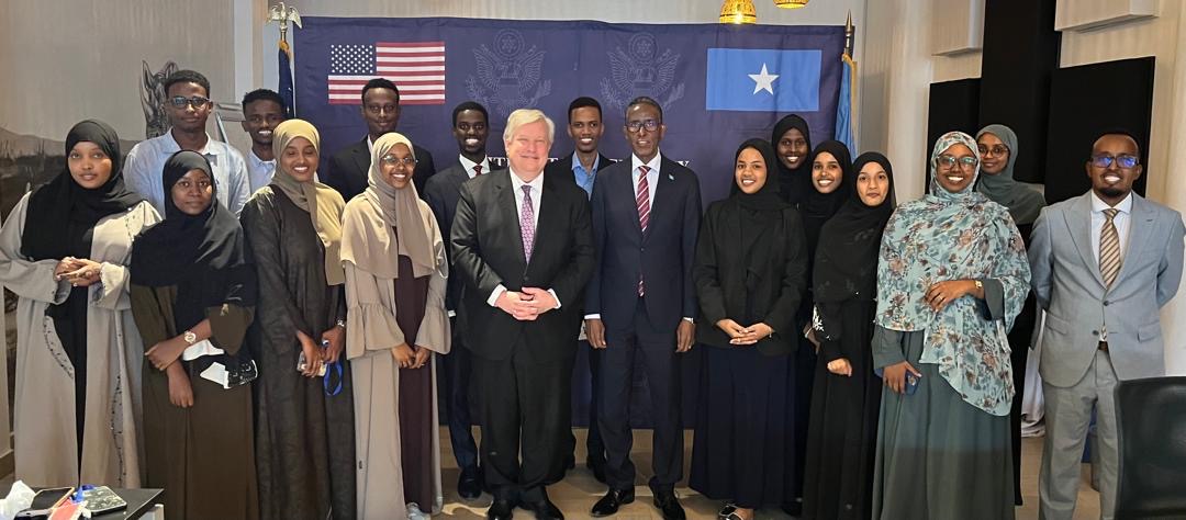 U.S. Embassy Mogadishu, Somalia (@us2somalia) on Twitter photo .@US2Somalia and <a href="/SIMADUniversity/">SIMAD University</a> are proud to renew an MoU for <a href="/ACMogadishu/">American Corner Mogadishu</a>, a center where students and youth can discuss important topics like economic opportunity, leadership, civic responsibility, and more.
Ambassador Riley and Dr. <a href="/Dahirhasan/">Dahir Hassan</a> discussed with ceremony .@US2Somalia and <a href="/SIMADUniversity/">SIMAD University</a> are proud to renew an MoU for <a href="/ACMogadishu/">American Corner Mogadishu</a>, a center where students and youth can discuss important topics like economic opportunity, leadership, civic responsibility, and more.
Ambassador Riley and Dr. <a href="/Dahirhasan/">Dahir Hassan</a> discussed with ceremony