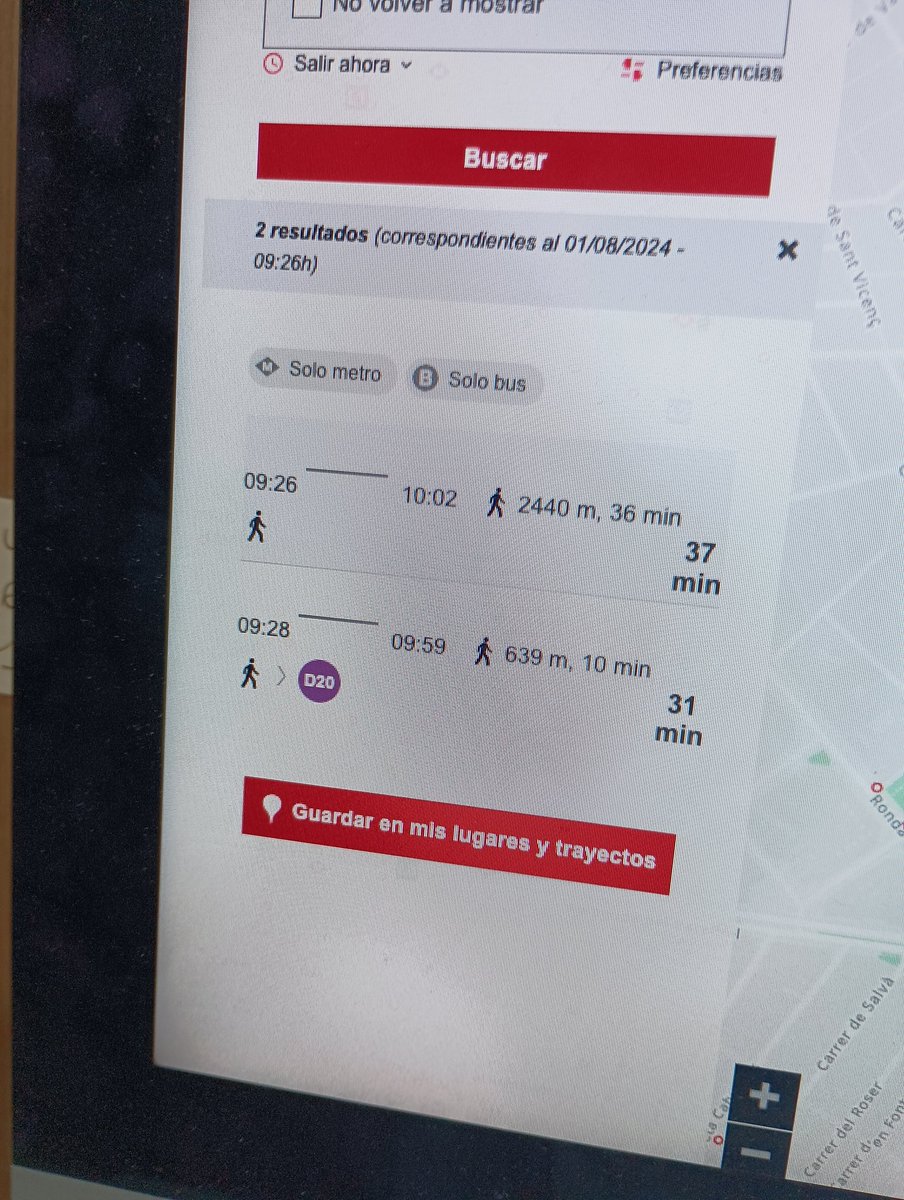 La4tu's tweet image. L'app de @TMB_Barcelona et dona con a millor opció anar caminant fins a hospital del mar desde carrer doctou dou o sant pau. 

37 minuts caminant a 31 graus.

@felixortega estem esperant solucions amb el #120.

Avui 25 euros de taxi mínim.

Gràcies @laiabonetrull per tant.