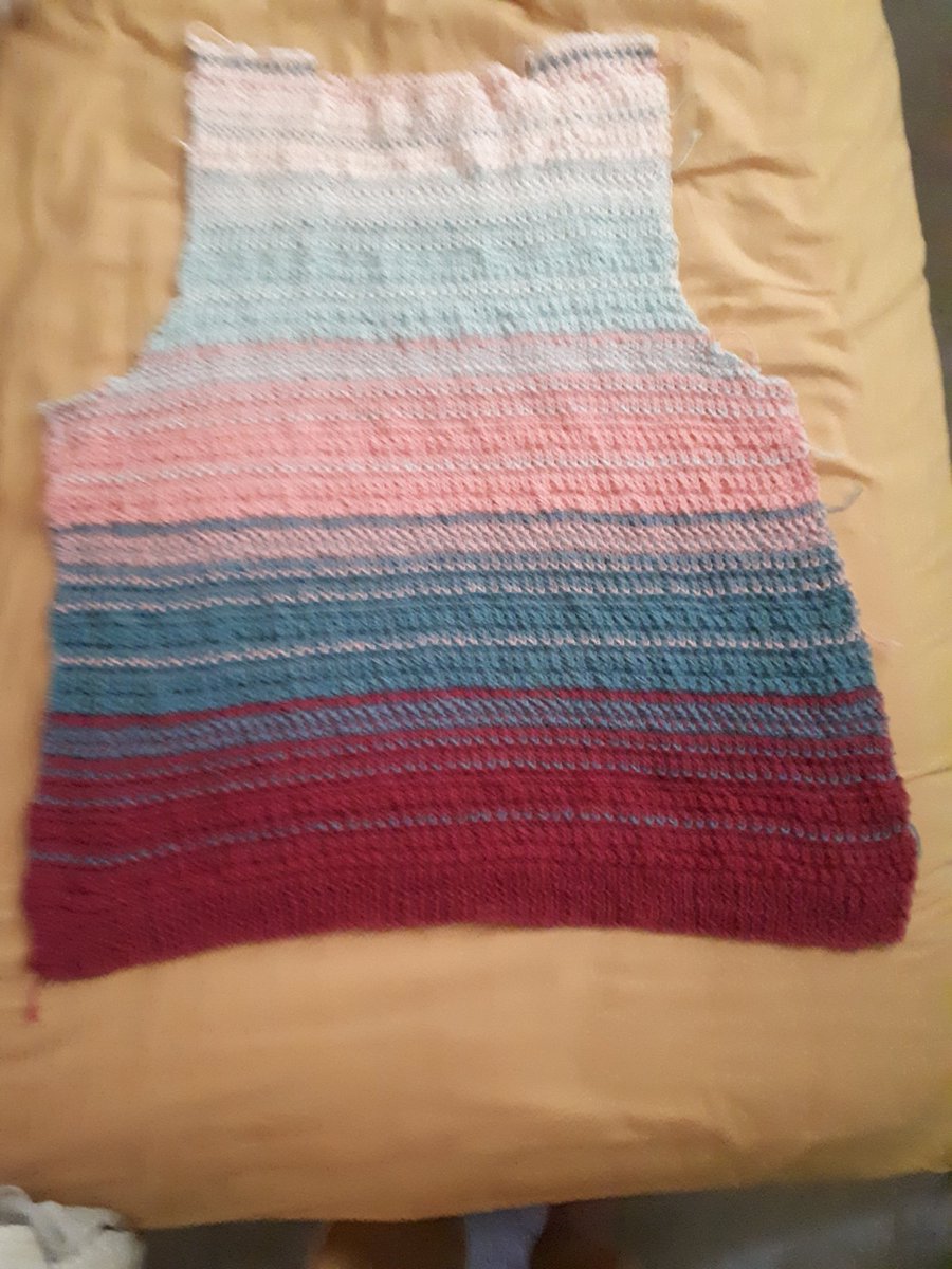 Finished the back of my summer top
