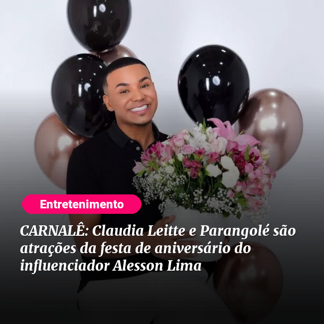 j6live's tweet photo. CARNALÊ: Claudia Leitte e Parangolé são atrações da festa de aniversário do influenciador Alesson Lima https://t.co/oDtI6Jkt6J #j6live #carnalê #alessonlima Foto: Kaila Campos https://t.co/GzkKO3H4xT