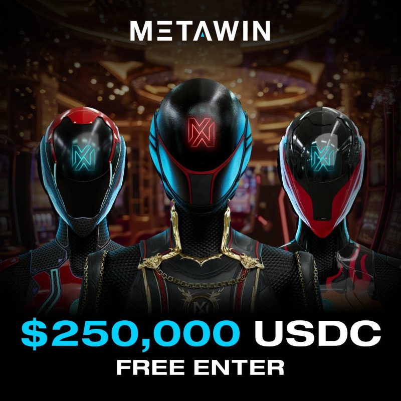MetaWin's tweet photo. Find out what makes MetaWin THE place to play! 

Join today &amp; claim your FREE shot at a massive $250,000 USDC!

👉🏽 https://t.co/ydnFt8v6Ud