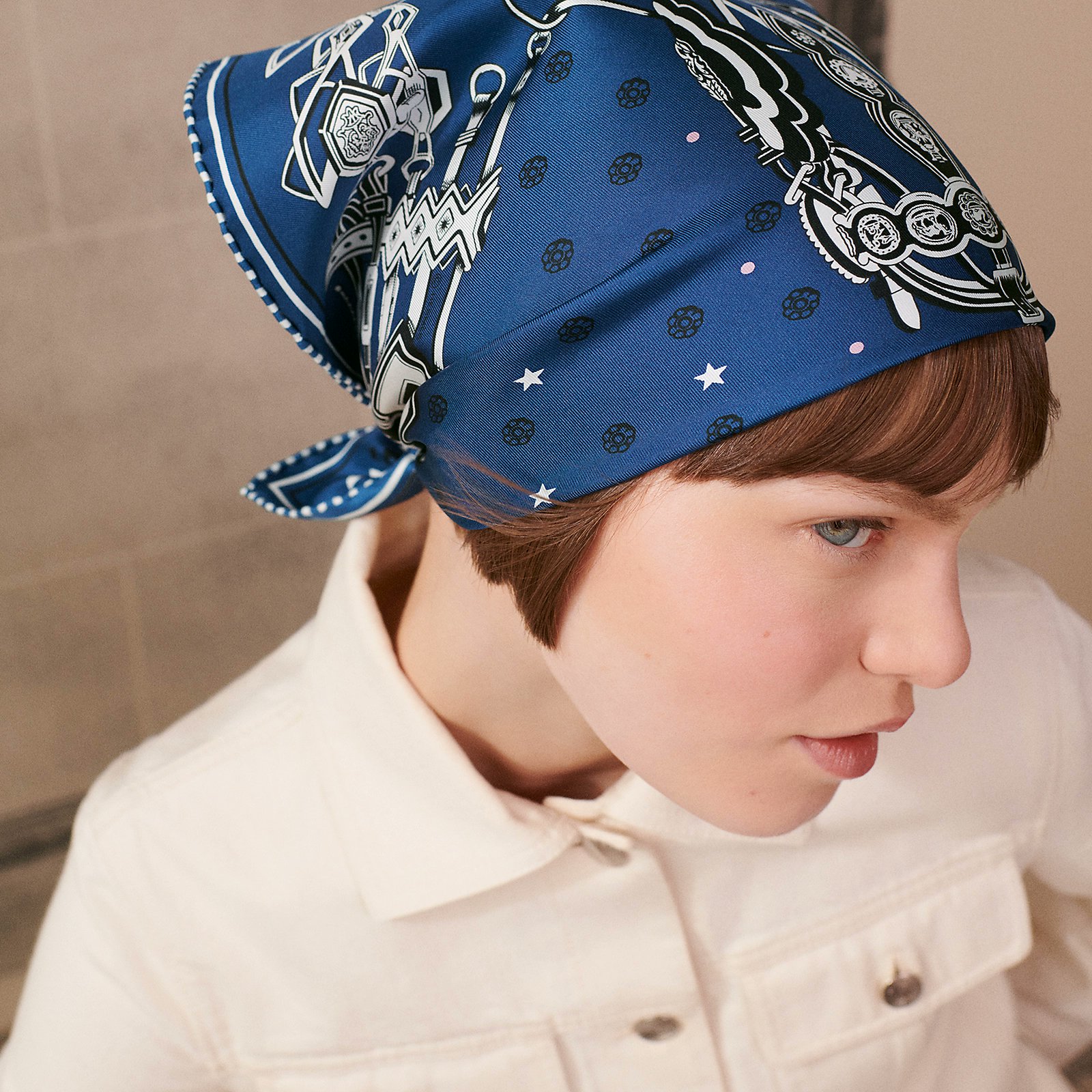 シルクバンダナ 《ブリッド・エ・デスタン・バンダナ》