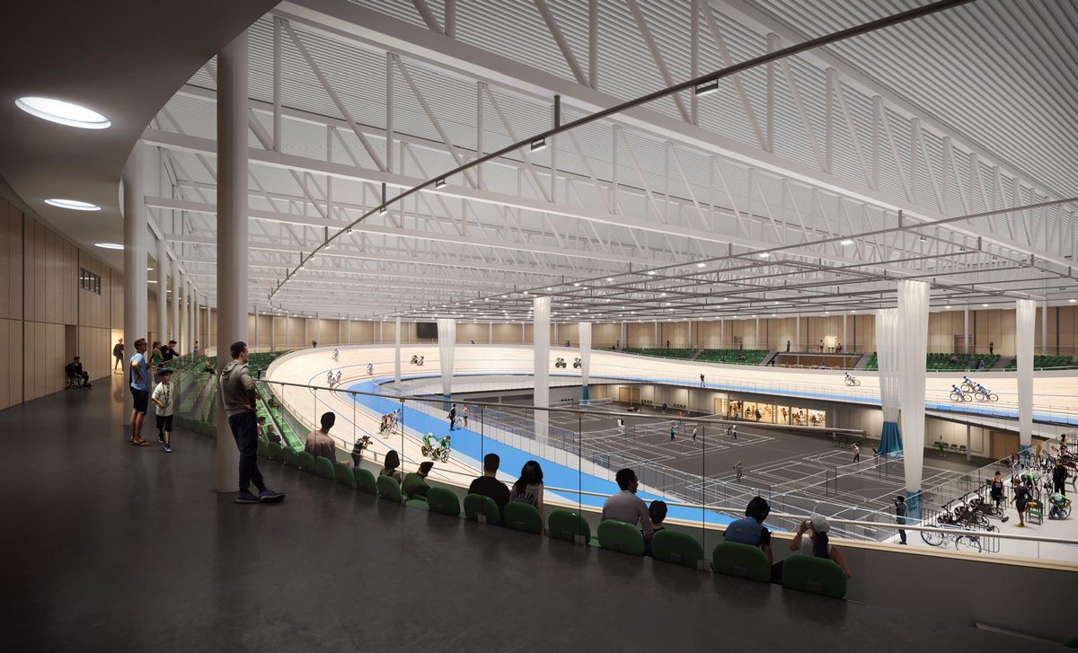 Thrilled with today's announcement by Minister's Martin <a href="/cathmartingreen/">Catherine Martin</a> and Byrne <a href="/ThomasByrneTD/">Thomas Byrne</a> of approval to go to tender on the National Velodrome and Badminton Centre for the <a href="/SportIreCampus/">Sport Ireland Campus</a>. This is an absolutely key part of the Campus Masterplan.